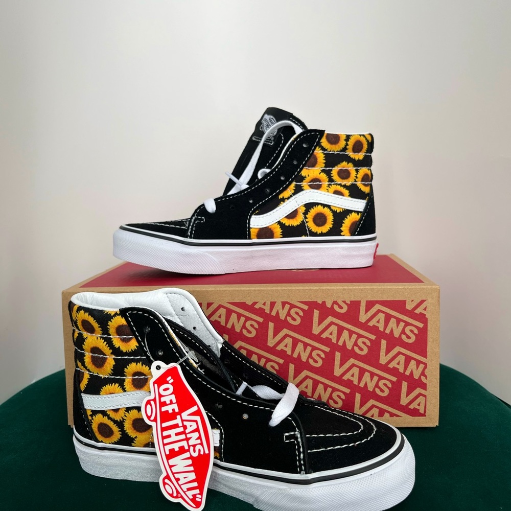 Vans SK8 Hi - Black/Yellow Sunflower